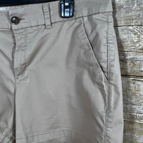 OLD NAVY KHAKI CLASSIC SIMPLE BASIC FLAT FRONT EVERYDAY WEAR CASUAL SHORTS - Picture 5 of 5